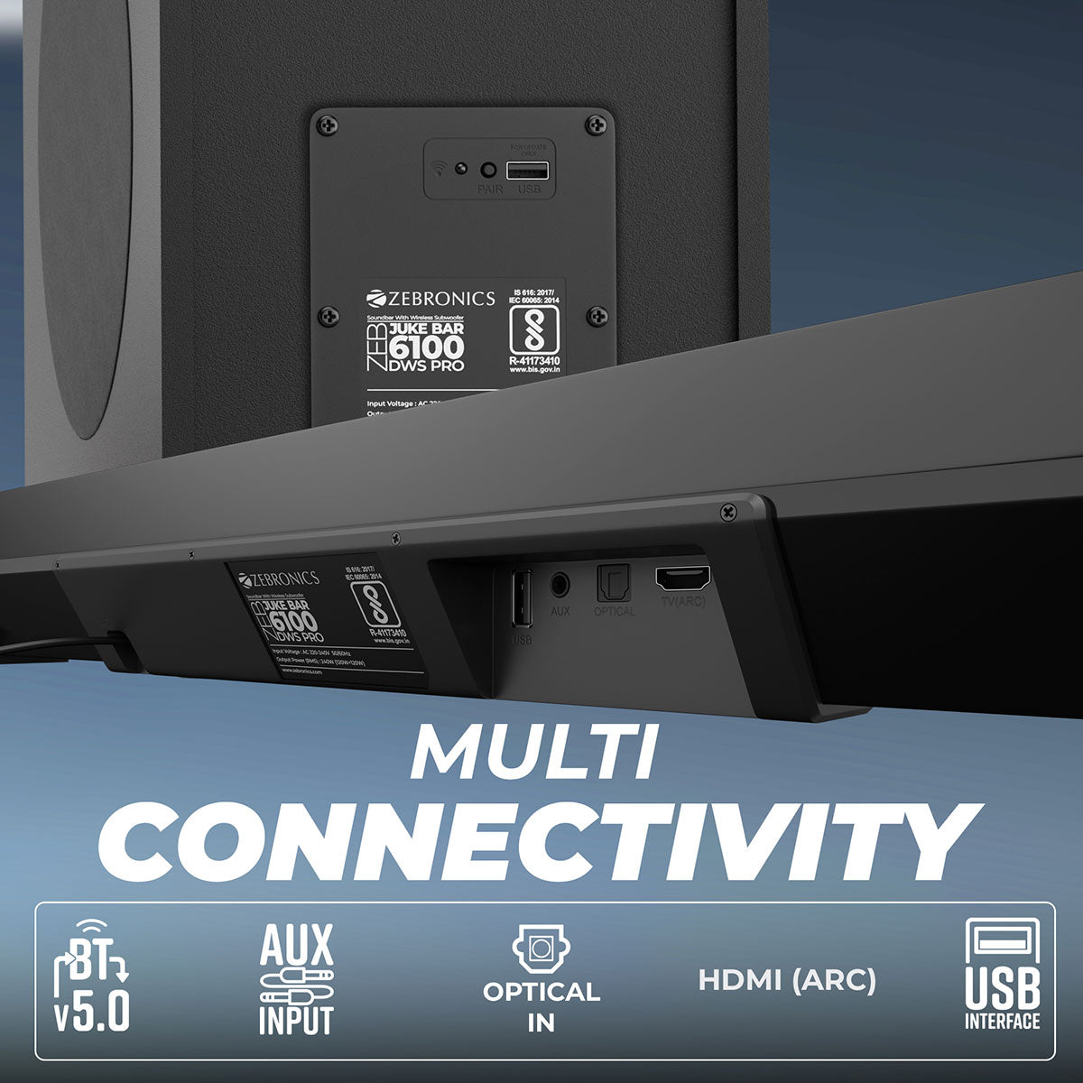 Zeb Juke Bar 6100 DWS Pro