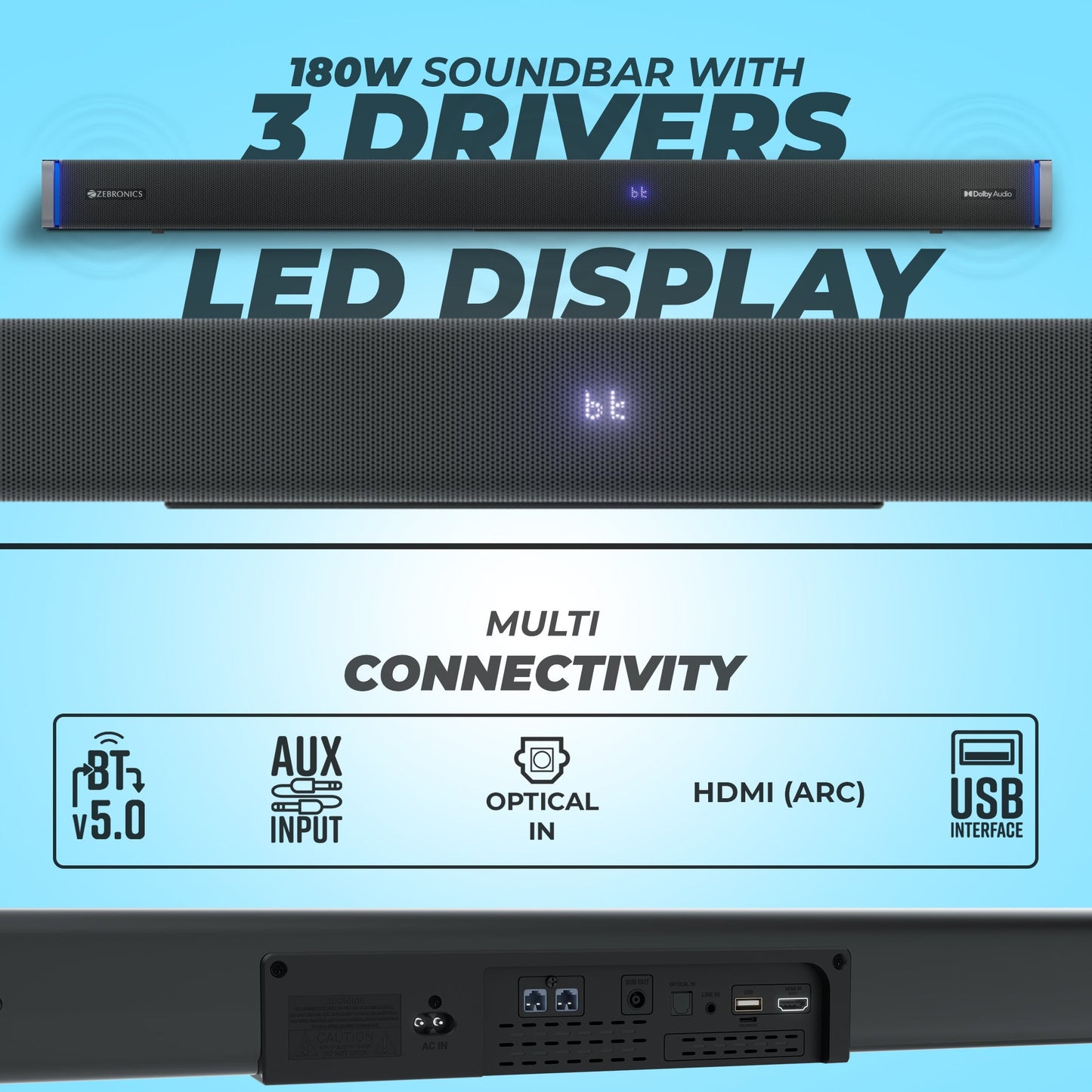 Zeb Juke Bar 9530WS Pro Dolby 5.1
